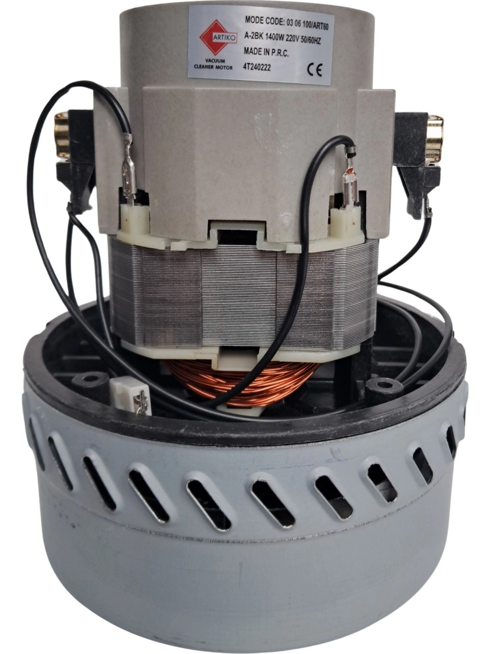 SÜPÜRGE MOTORU 03 06 100 ART/ 60  1400W RB60 ÇİFT FANLI YIKAMALI BAKIR SARGILI