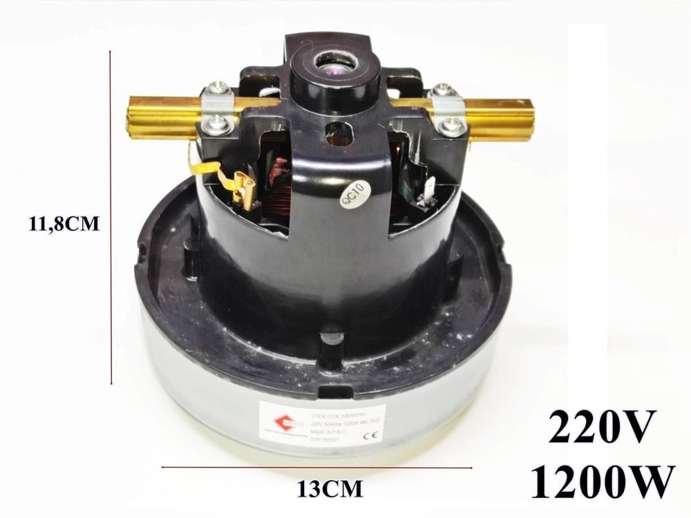 SÜPÜRGE MOTORU   BAKALİT ÇIKINTILI 1200W   ART54 / BT195