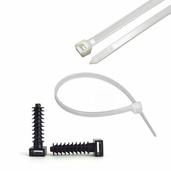 DÜBELLİ KABLO BAĞI CIRT KLİPS DÜBELİ 8mm 50’Lİ PAKET