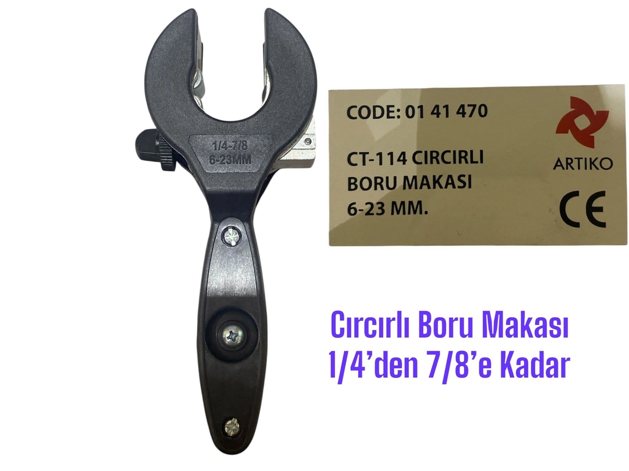 BOY BORU MAKASI (4-22 MM) NİKEL BIÇAKLI 11195 (CIRCIRLI KOLU MİNİ)