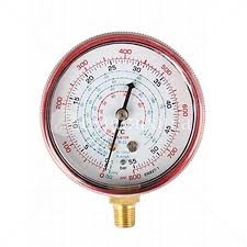 ALÇAK BASINÇ R22 R134 R404 R407 MANOMETRE SAATİ 80MM MANİFOLD SAATİ MAVİ