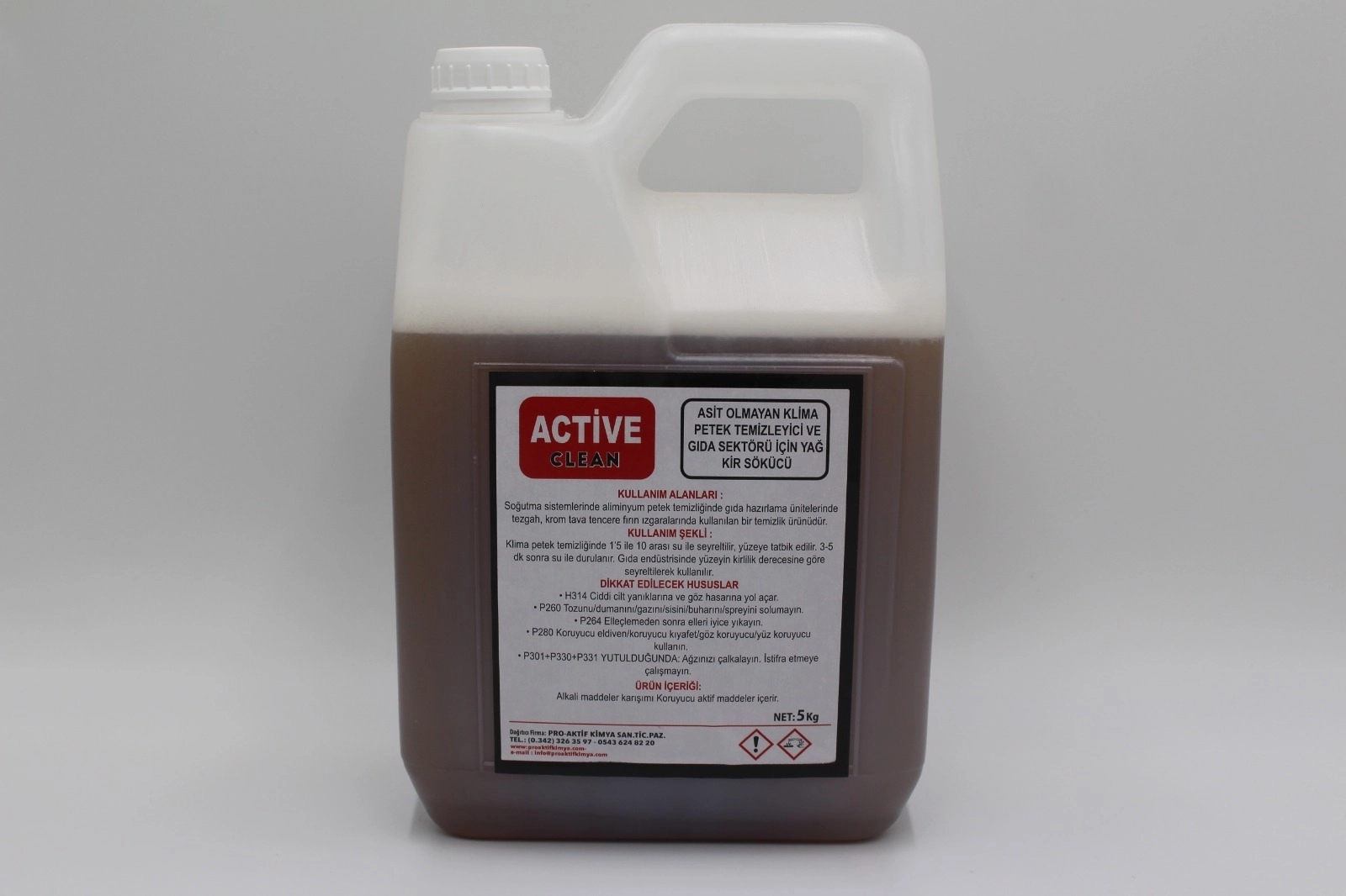 TEMİZLEME SIVISI ACTİVE CLEANER (KLİMA) 5KG