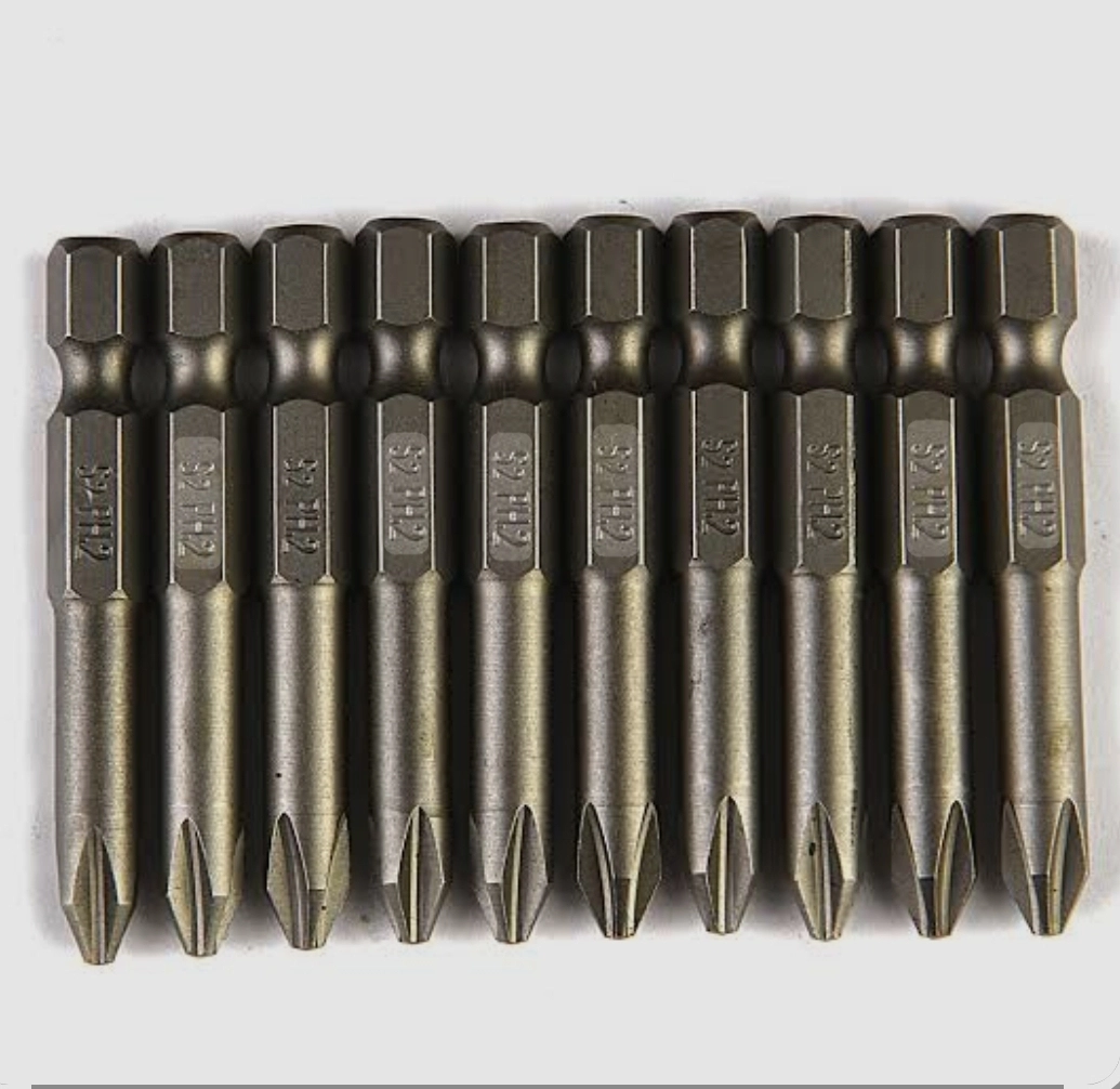 Yıldız Bits Uç PH2 x 50 mm Yıldız Tornavida Ucu Profesyonel Vidalama Ucu