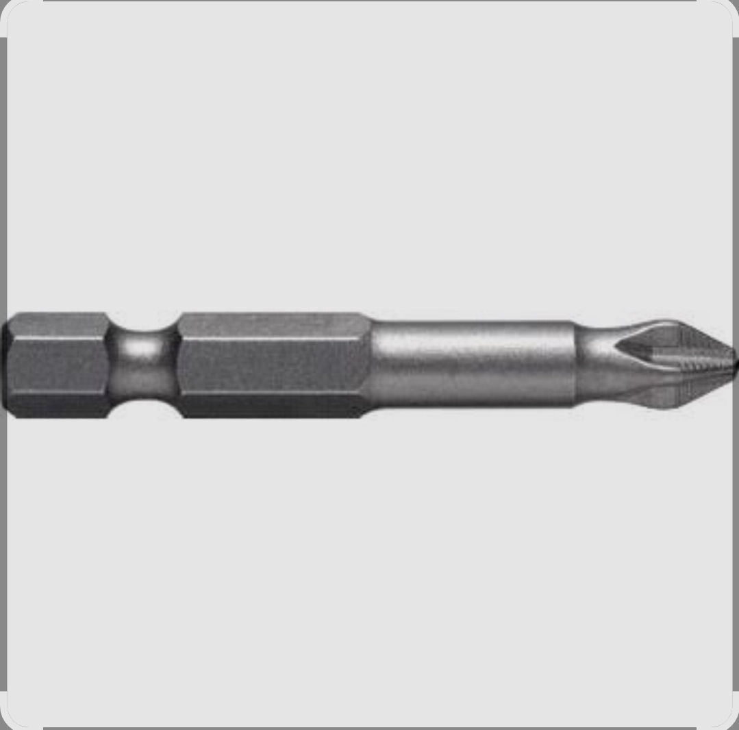 Yıldız Bits Uç PH2 x 50 mm Yıldız Tornavida Ucu Profesyonel Vidalama Ucu