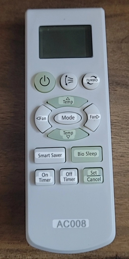  KLİMA KUMANDA SAMSUNG AC008