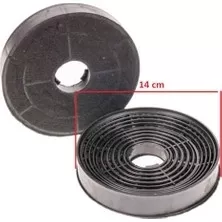 ASPİRATÖR KARBON KÖMÜRLÜ FİLİTRE KÜÇÜK 14 CM ÇİFT