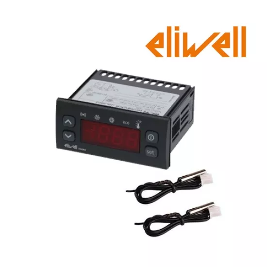 DİJİTAL TERMOSTAT ELİWELL EW 974 GREY ÇİFT PROB İŞLEMCİ