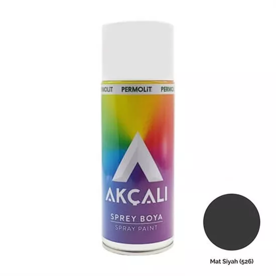 SPREY BOYA (AKÇALI) (MAT SİYAH) 526 (400 ML) 
