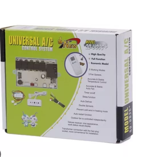 KLİMA AKILLI KART VE KUMANDA SETİ QD-U03C+