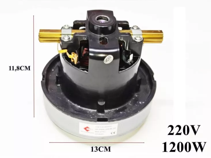 SÜPÜRGE MOTORU   BAKALİT ÇIKINTILI 1200W   ART54 / BT195