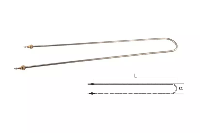 BENMARİ REZİSTANSI DÜZ REK 99CM  3000W 220V U  R1022