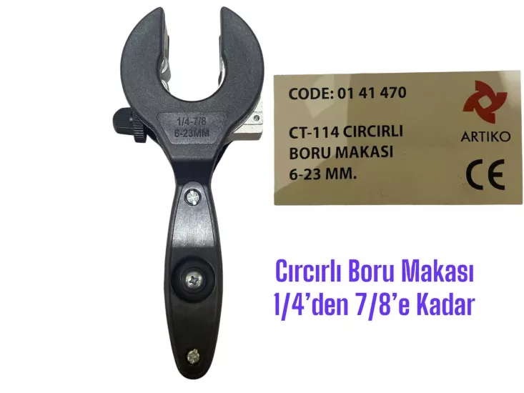 BOY BORU MAKASI (4-22 MM) NİKEL BIÇAKLI 11195 (CIRCIRLI KOLU MİNİ)