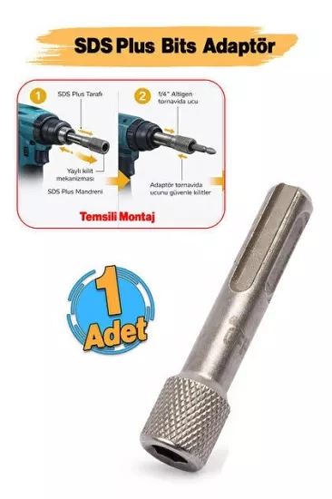 CMC TOOLS SDS PLUS ARA BİTS ADAPTÖRÜ UCU