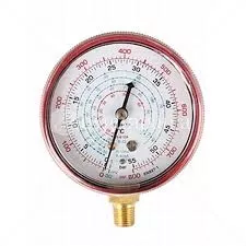 ALÇAK BASINÇ R22 R134 R404 R407 MANOMETRE SAATİ 80MM MANİFOLD SAATİ MAVİ 