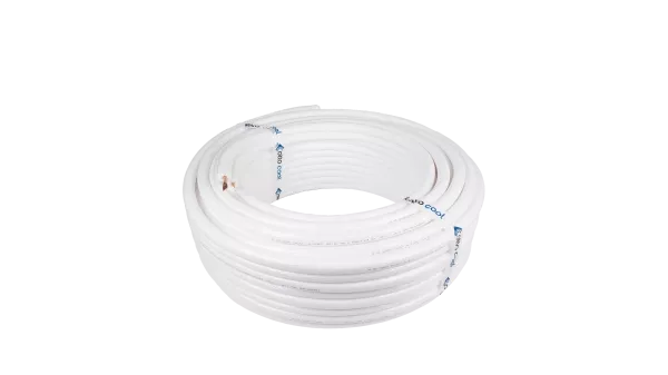 1/4’’-1/2’’ SPLİT 9MM ÇİFTLİ BEYAZ İZOLASYONLU BAKIR BORU ,OTTOCOOL (50 MT KLİMA BORUSU)