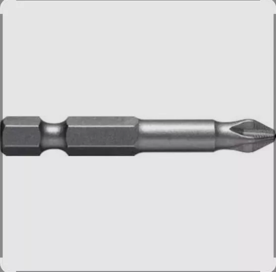 Yıldız Bits Uç PH2 x 50 mm Yıldız Tornavida Ucu Profesyonel Vidalama Ucu