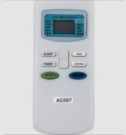  KLİMA KUMANDA SUNNY AC007