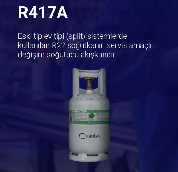 R417 10KG DEPOZİTOLU SOĞUTUCU GAZ