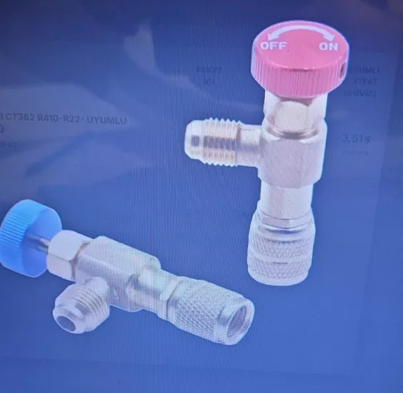 CT362 GAZ VANASI R410A R22 UYUMLU ADAPTÖRLÜ KLİMA SERVİS GAZ DOLUM VANASI