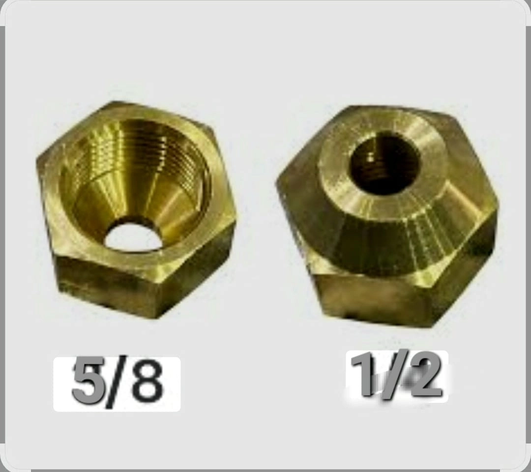 5/8 - 1/2 DELİKLİ REKOR REDÜKSİYON KLİMA BAKIR BORU REKORU ( REKOR 5/8 - DELİK 1/2)