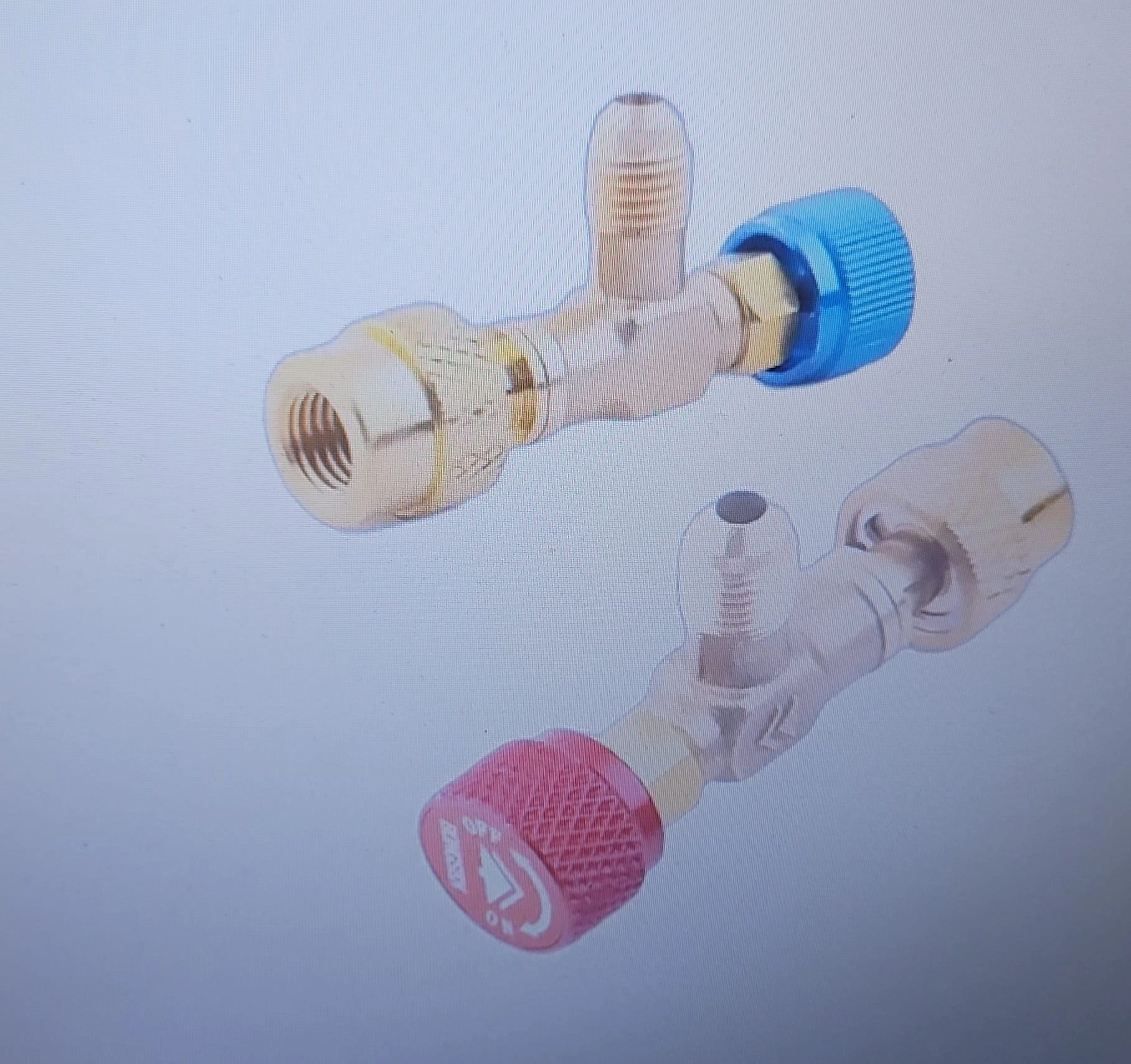 CT362 GAZ VANASI R410A R22 UYUMLU ADAPTÖRLÜ KLİMA SERVİS GAZ DOLUM VANASI